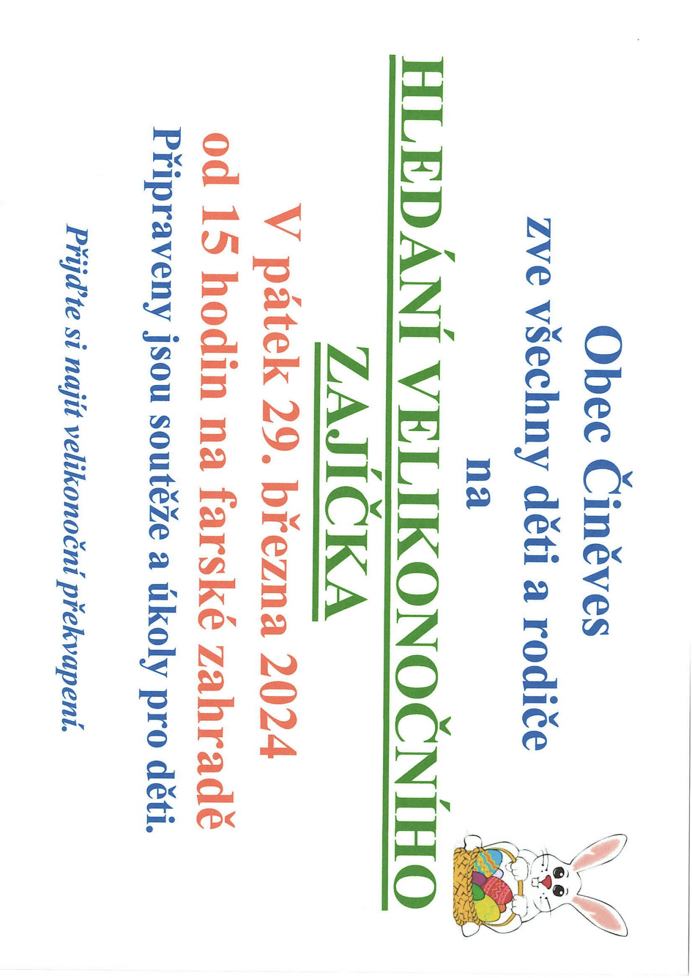 Velikonoční zajíček - 29.3.2024